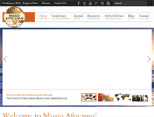 Tablet Screenshot of missioafricanus.org